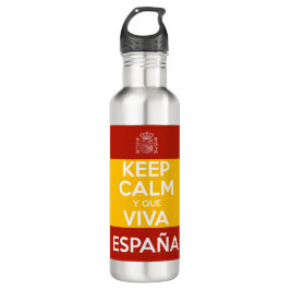 Keep Calm y que viva España Waterfles
