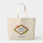 Keep Colfax Cool Jumbo Canvas Tas (Achterkant)