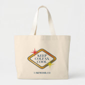 Keep Colfax Cool Jumbo Canvas Tote Bag (Voorkant)