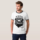 "Keep Denver Beard" - Mannen T-shirt (Voorkant volledig)