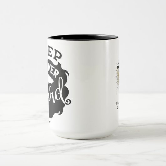 "Keep Denver Beard" - twee toonaangevende Mok (Midden)