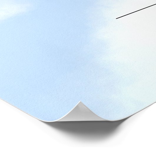 Keep faith Allah never leaves. Wall art  Poster (Hoek)