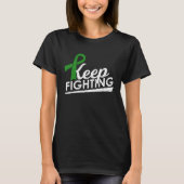Keep Fighting Cerebral Palsy & Glaucoma Warrior Aw T-shirt (Voorkant)