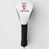 Keep Fighting Golfheadcover (Voorkant)