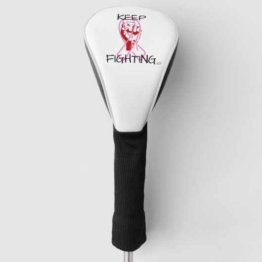 Keep Fighting Golfheadcover (Voorkant)