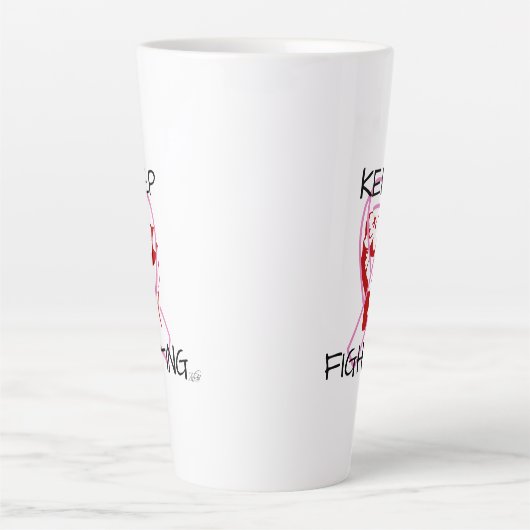 Keep Fighting Latte Mok (Voorkant)