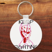 Keep Fighting Sleutelhanger (Achterkant)