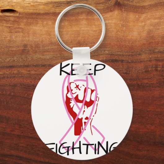 Keep Fighting Sleutelhanger (Achterkant)