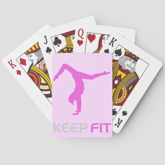 Keep Fit Pokerkaarten (Achterkant)