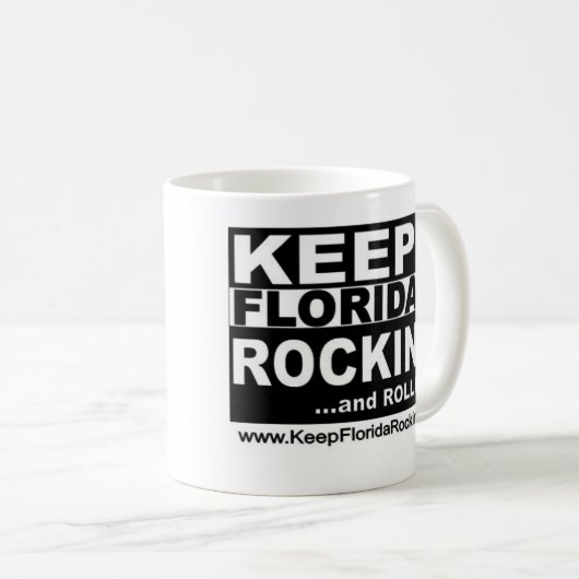 Keep Florida Rockin mok (Voorkant rechts)