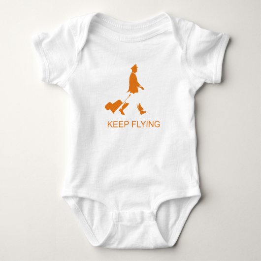 Keep Flying - Airline Pilot T-shirt (Voorkant)
