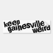 Keep Gainesville Weird Bumpersticker (Voorkant)