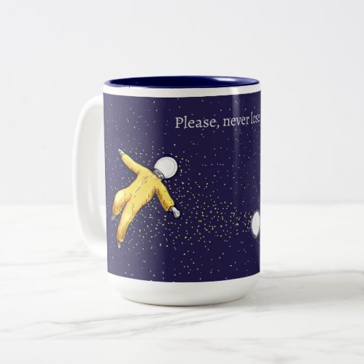 'Keep Going' 15oz Koffie mok (Voorkant links)