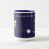 'Keep Going' 15oz Koffie mok (Center)