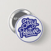 Keep Going Black and White Motivational Ronde Button 5,7 Cm (Voorkant /achterkant)