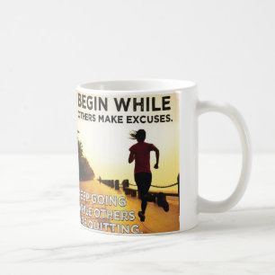 Keep Going - Vrouwen Running Workout Motivatie Koffiemok