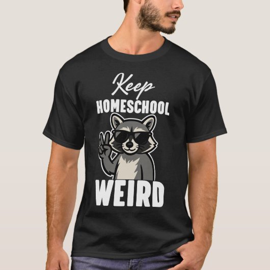Keep Homeschool Weird T-shirt (Voorkant)