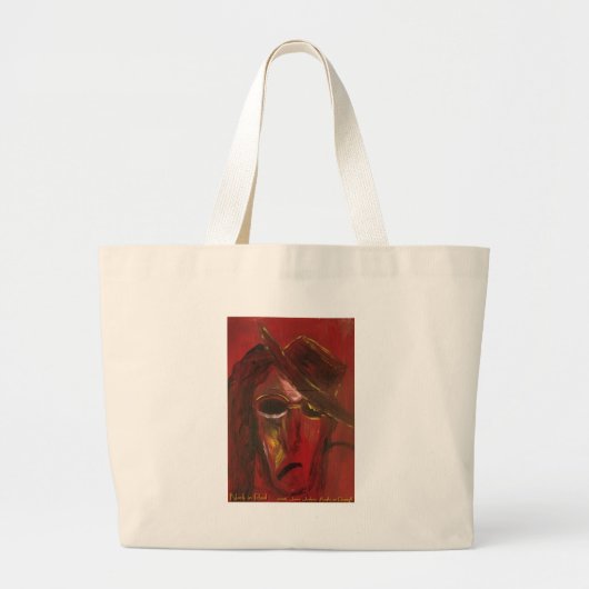 keep in het rood grote tote bag (Voorkant)