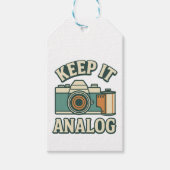 Keep it analog cadeaulabel (Voorkant)