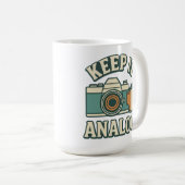 Keep it analog koffiemok (Voorkant rechts)