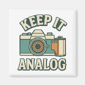 Keep it analog magneet (Voorkant)