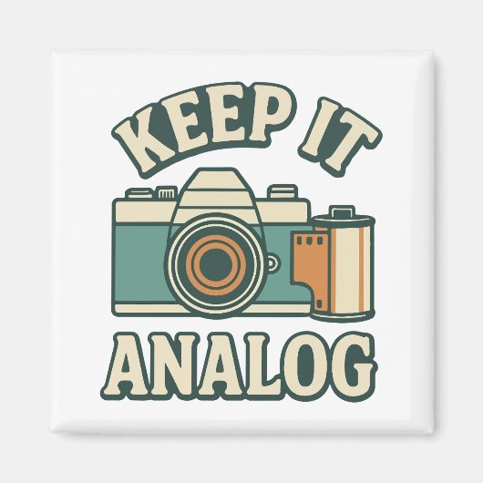 Keep it analog magneet (Voorkant)