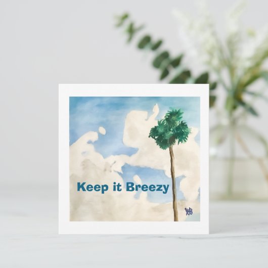 Keep it Breezy Kaart (Staand voorkant)