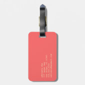 Keep It Classy Georgia Bagagelabel (Achterkant verticaal)