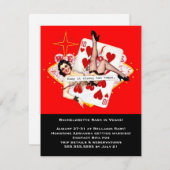 Keep It Classy Las Vegas Bachelorette Kaart (Voorkant / Achterkant)