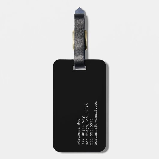 Keep It Classy Las Vegas Bagagelabel (Achterkant verticaal)