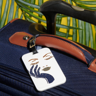 KEEP IT CUTE SERIE - NAVYBLAUW BAGAGELABEL