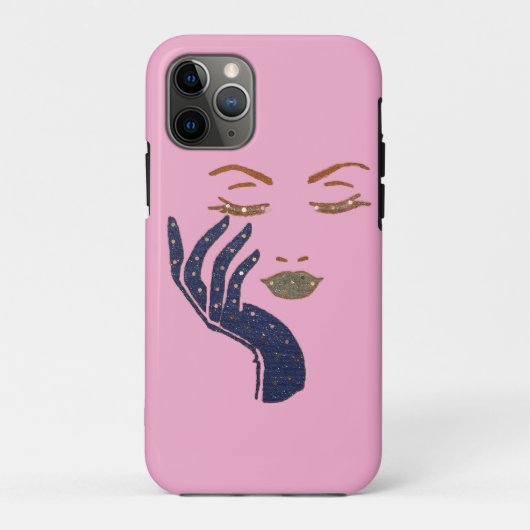 KEEP IT CUTE SERIE - NAVYBLAUW Case-Mate iPhone CASE (Achterkant)