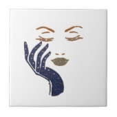 KEEP IT CUTE SERIE - NAVYBLAUW TEGELTJE (Voorkant)