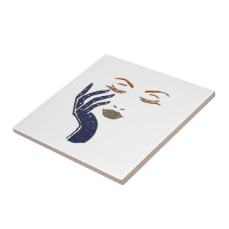 KEEP IT CUTE SERIE - NAVYBLAUW TEGELTJE