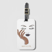 KEEP IT CUTE SERIES- BRUIN BAGAGELABEL (Voorkant (verticaal))