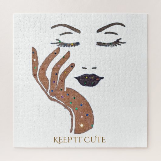 KEEP IT CUTE SERIES- BRUIN LEGPUZZEL (Verticaal)