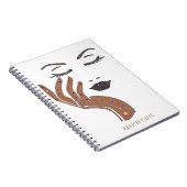 KEEP IT CUTE SERIES- BRUIN NOTITIEBOEK (Rechterzijde)