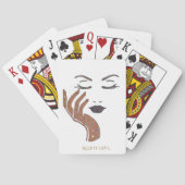 KEEP IT CUTE SERIES- BRUIN POKERKAARTEN (Achterkant)