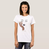 KEEP IT CUTE SERIES- BRUIN T-SHIRT (Voorkant volledig)