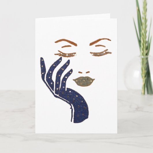 KEEP IT CUTE SERIES - NAVY BLUW KAART (Voorkant)