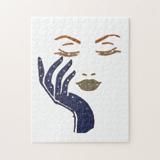 KEEP IT CUTE SERIES - NAVY BLUW LEGPUZZEL (Verticaal)