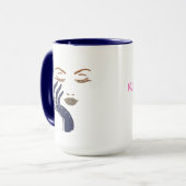 KEEP IT CUTE SERIES - NAVY BLUW MOK (Voorkant links)