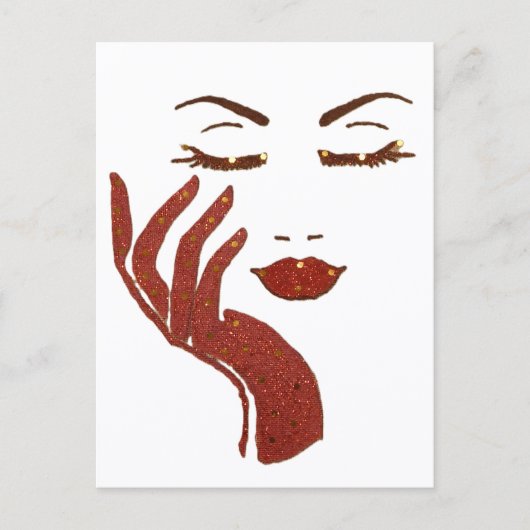 KEEP IT CUTE SERIES -ROOD BRIEFKAART (Voorkant)