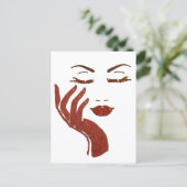 KEEP IT CUTE SERIES -ROOD BRIEFKAART (Staand voorkant)