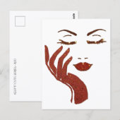 KEEP IT CUTE SERIES -ROOD BRIEFKAART (Voorkant / Achterkant)