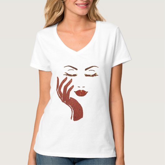 KEEP IT CUTE SERIES -ROOD T-SHIRT (Voorkant)