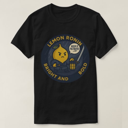 Keep It Fig-tastic Samurai Lemon T-shirt (Design voorkant)