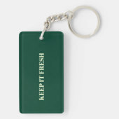 Keep It Fresh Mintgroene Sleutelhanger (achterkant)