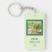 Keep It Fresh Mintgroene Sleutelhanger (Voorkant)