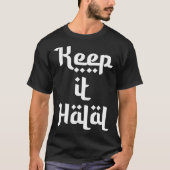 Keep it halal t-shirt (Voorkant)